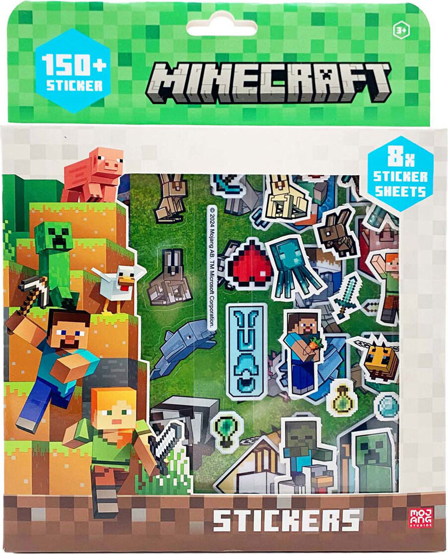 Speelgoedland Minecraft stickerset