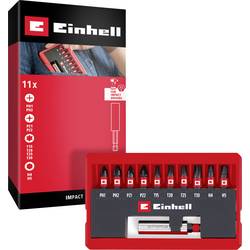 Einhell Impact Bit Taschenbox 11tlg 118673 Bit-Set 1/4 (6.3 mm), PH, PZ, Sechskant, TX
