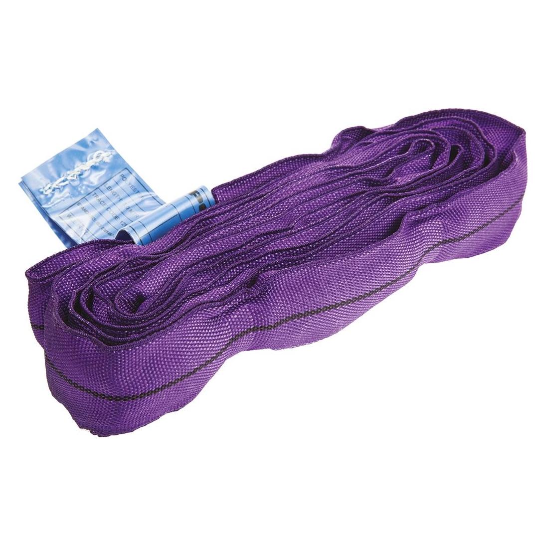 RS PRO Purple round lifting sling,3m 1ton pull (7293057)