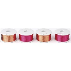 PB Fastener Drahtspulen Set (Diverse), Elektronikzubehör + Gehäuse, Violett, Gold