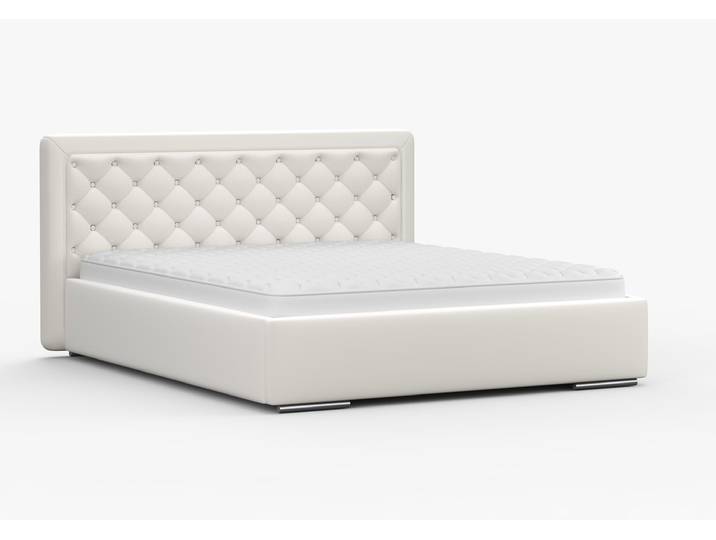 Polsterbett 160x200 MADERA Beige (Velva 01) Ja