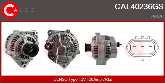 Casco Generator Cal40236gs Für Jaguar