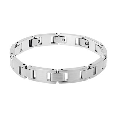 Armband TOM TAILOR, silber (edelstahlfarben), Armbänder, Herren, 21cm, Edelstahl, Armband