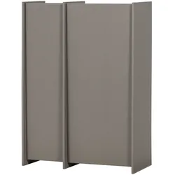 Tchibo - Woood Schrank »Brock« - 102x44x140cm - grau -