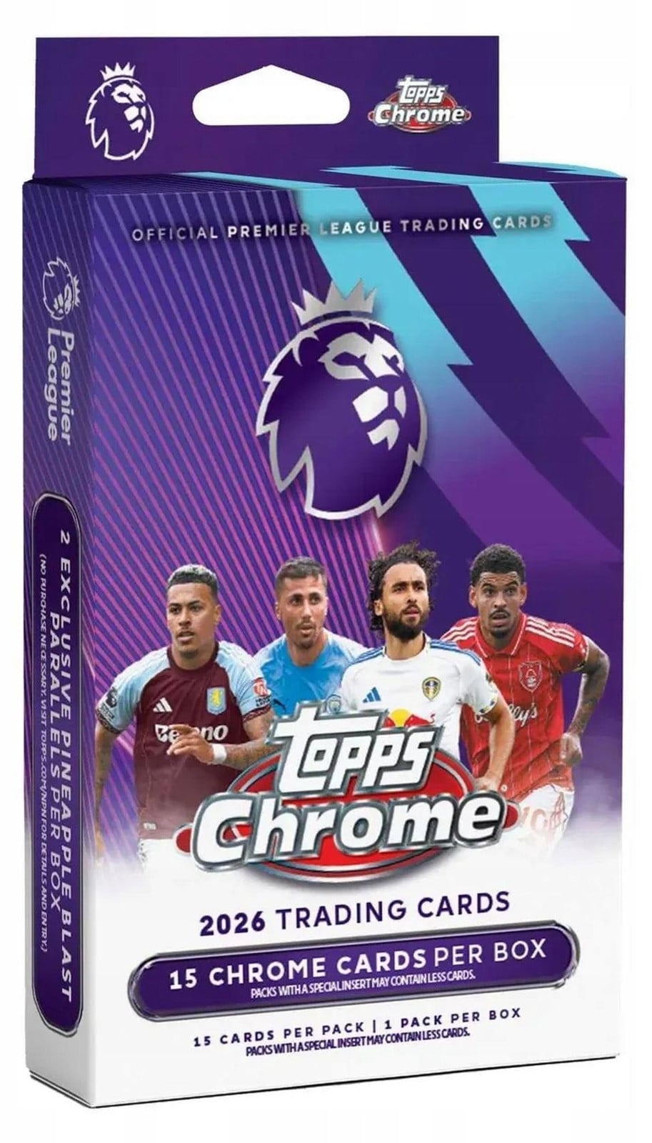 Topps 2026 TCG Chrome Premier League voetbal displaybox van Hasbro