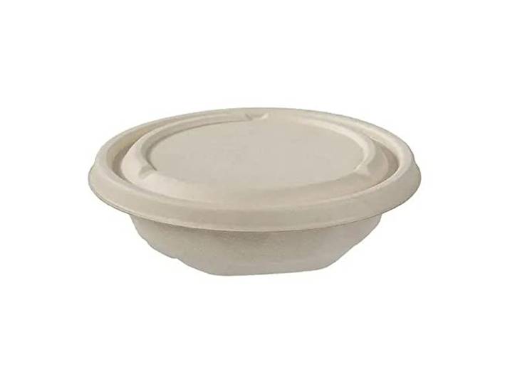 Tessera Bio Products QRSB500 Zuckerrohr Suppenschale, Rund, Naturfarbe, 500ml Kapazität, 125 Stück
