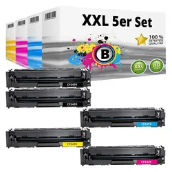 Druckfuxx, Toner, 5 XL Toner für HP 203X CF540X LaserJet Pro MFP M280 NW M281 FDW M281 F