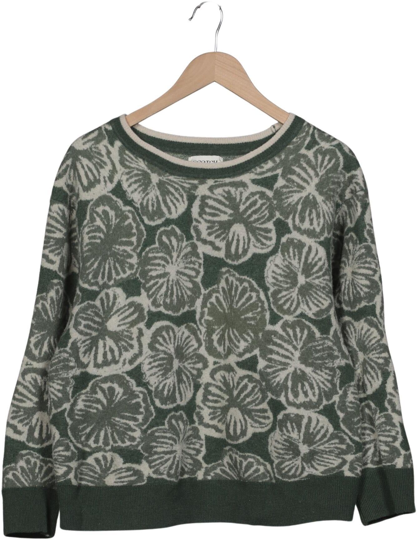 Scotch & Soda Herren Pullover, Grün, Gr. XL, Wolle / Baumwolle - Second Hand