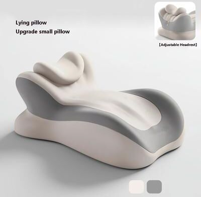 Uplift Picks Ergonomic Memory Foam Wedge Pillow For Neck And Leg Support gray (upgraded)