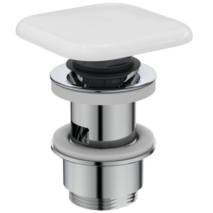 Ideal Standard Push open Ventil T362901 quadratisch, 85x120x85 mm, Weiß glänzend