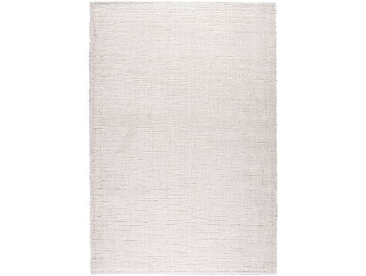 Teppich Sung weiss Einfarbig Polyester 80 x 150 cm