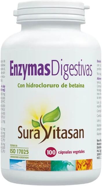 Sura Vitasan ENZYMAS DIGESTIVAS 100 VCaps