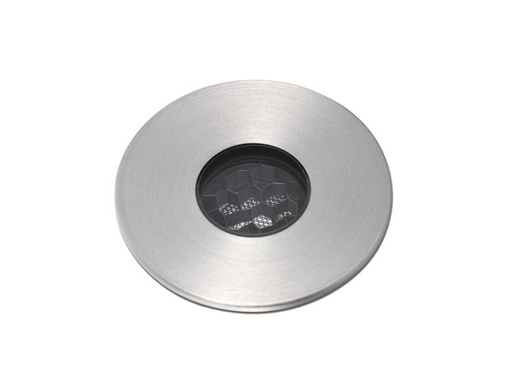 FARO BARCELONA LED-Einbauspot Grund, nickelfarben, Ø 3,5 cm, Alu/Edelstahl Grund, alu / grau / zink, Aluminium, LED Bodeneinbauleuchte