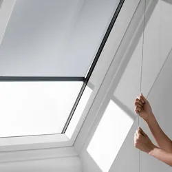 VELUX Markise Schnurzug MAG SK34 5060 Uni Schwarz