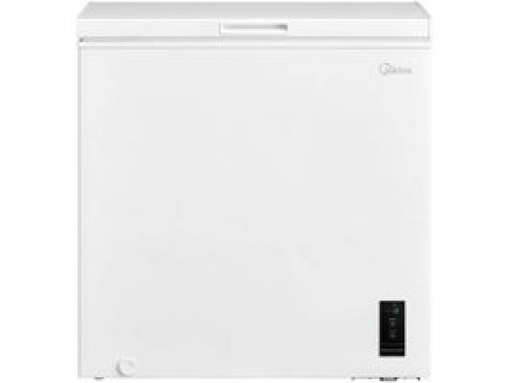 Congélateur horizontal blanc - Midea - Commande électronique - Affichage LED - Congélation rapide - Capacité 198 l