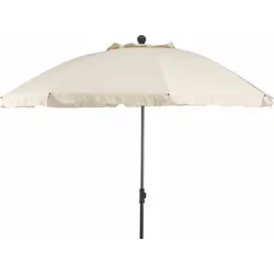 SIENA GARDEN  Tropico Tropico Mittelstockschirm anthrazit/natur Ø 250cm