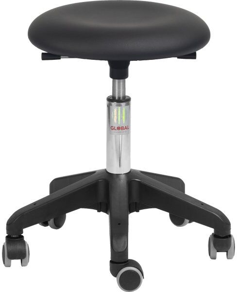 Global Beta Stol, Sort, Pure Kunstlæder, 48-61 Cm