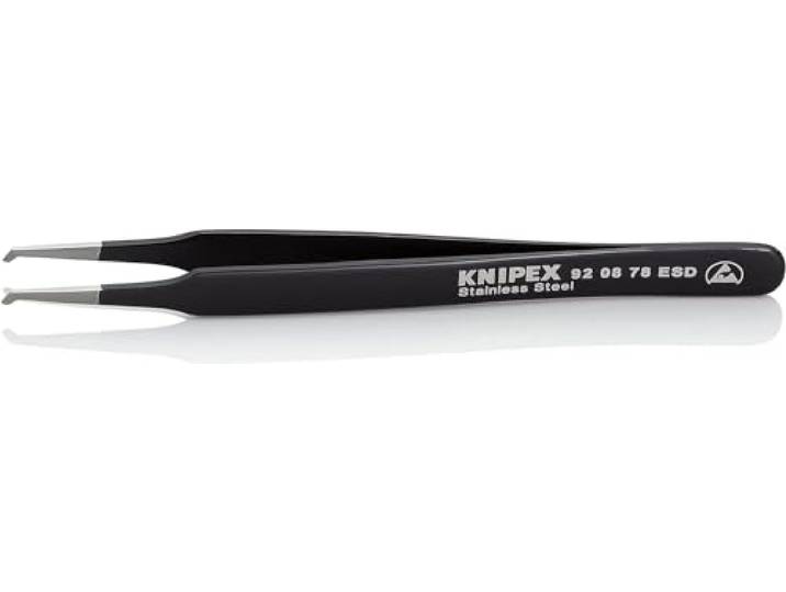 KNIPEX Brucelles de précision SMD finition mate 118 mm\, 92 08 78 ESD