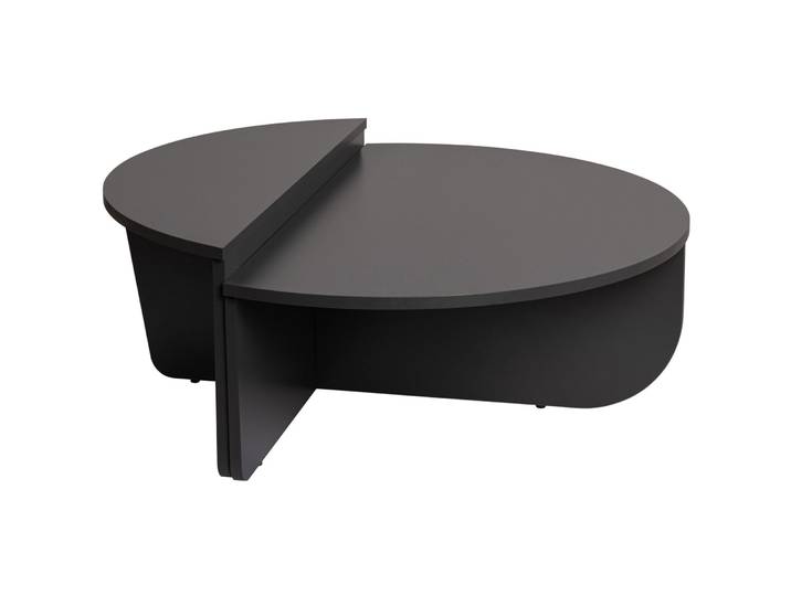 Salontisch, teilbar - Material: Holzwerkstoff - 63