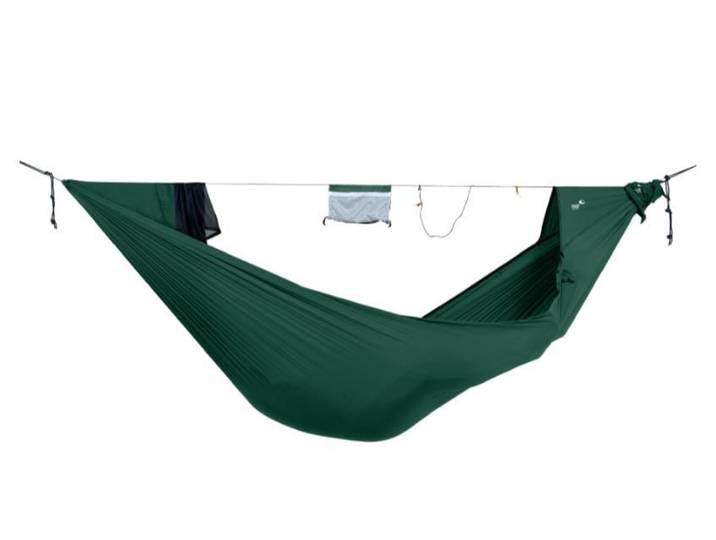 Hängematte ticket to the moon Lightest Pro Hammock Forest green , grün, B:140cm L:310cm, Kunstfaser, Hängematten, Hängematte, Ultraleichte Hängematte mit Insektennetz