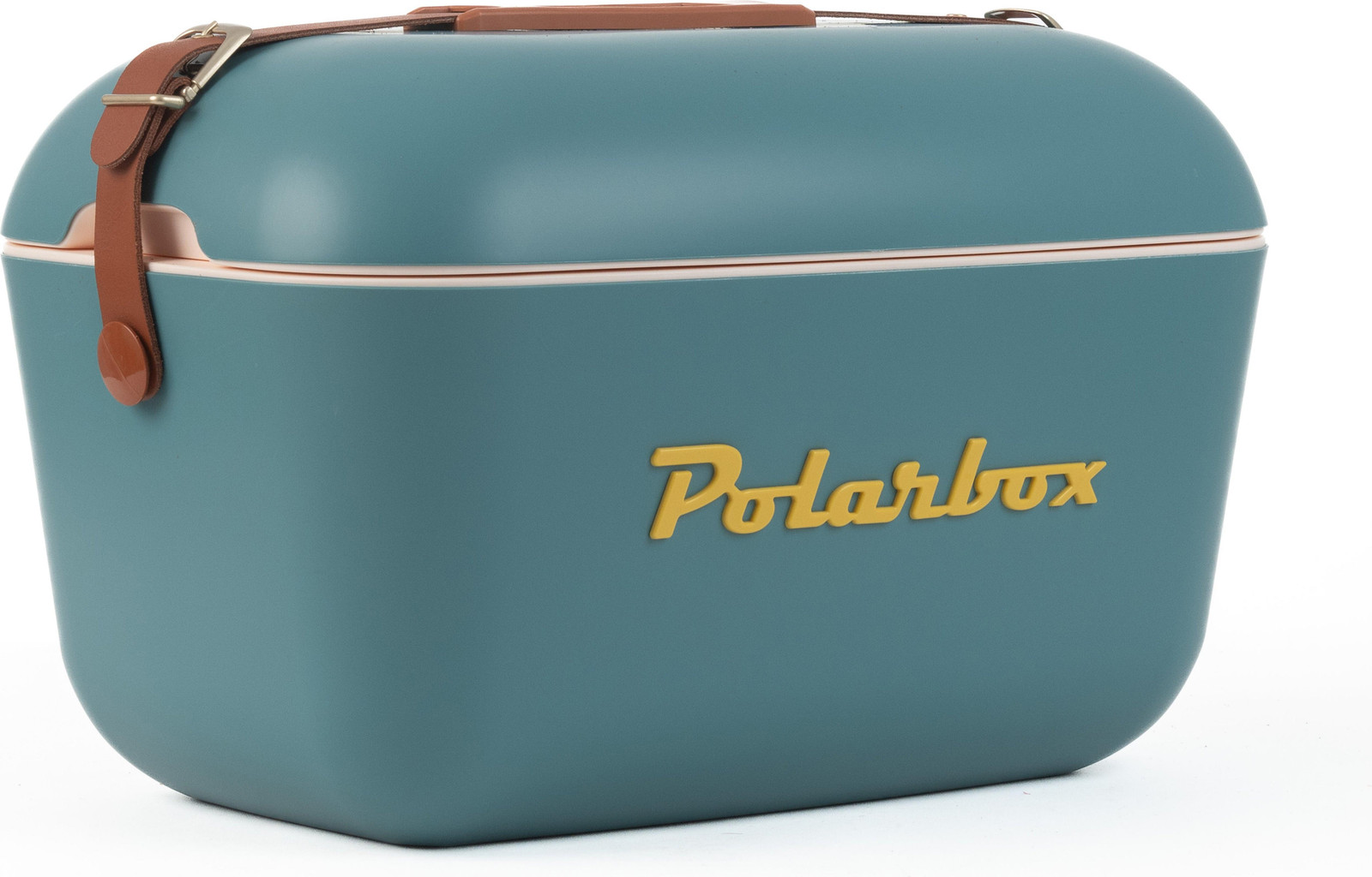 Polarbox Koelbox Retro Design 20L - Marineblauw/Mosterdgeel