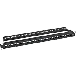 EFB 11124115 ECOLAN® Verteilerfeld 19” 1HE, 24-Port, schwarz