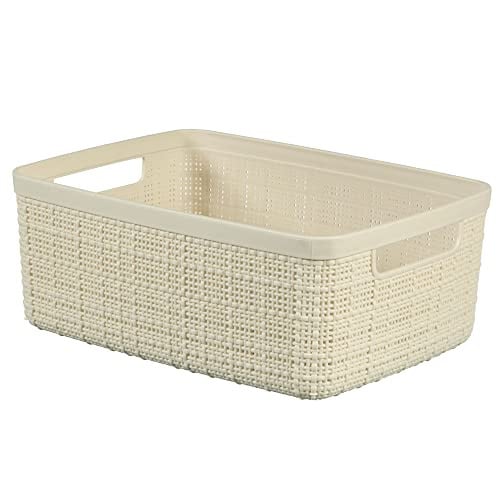 Curver Juliet Jute mand, wit, 5 l, S