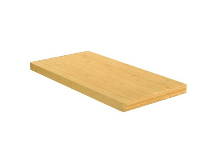 NKOPPFG Tischplatte 50x100x4 cm Bambus Lackierte Oberfläche, Abgerundete Kanten, Für Couchtisch, Beistelltisch, Bartisch
