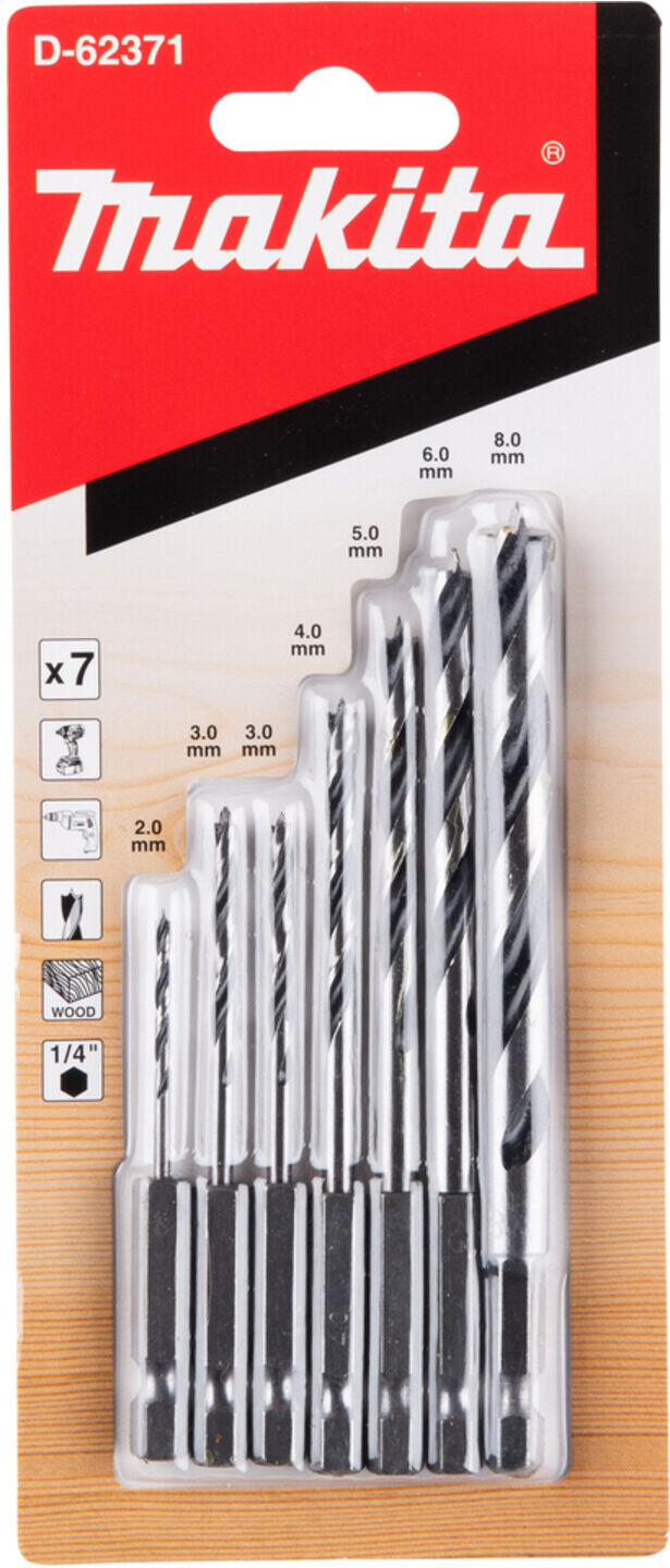 Makita Bohrer-Set 7-teilig 1/4 Zoll (D-62371)