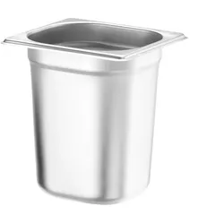 Hendi GN-Behälter Budget Line GN1/6  3,4 Liter aus Edelstahl AISI 201