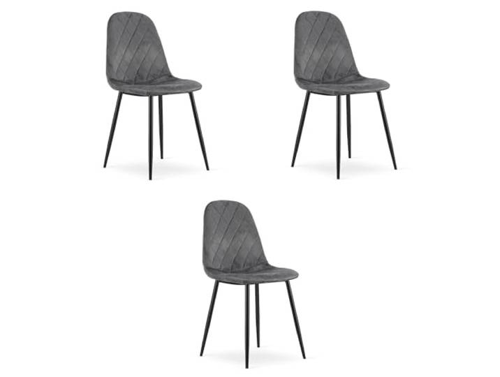 Best For Home Stuhl (Dunkelgrau, 3er-Set)