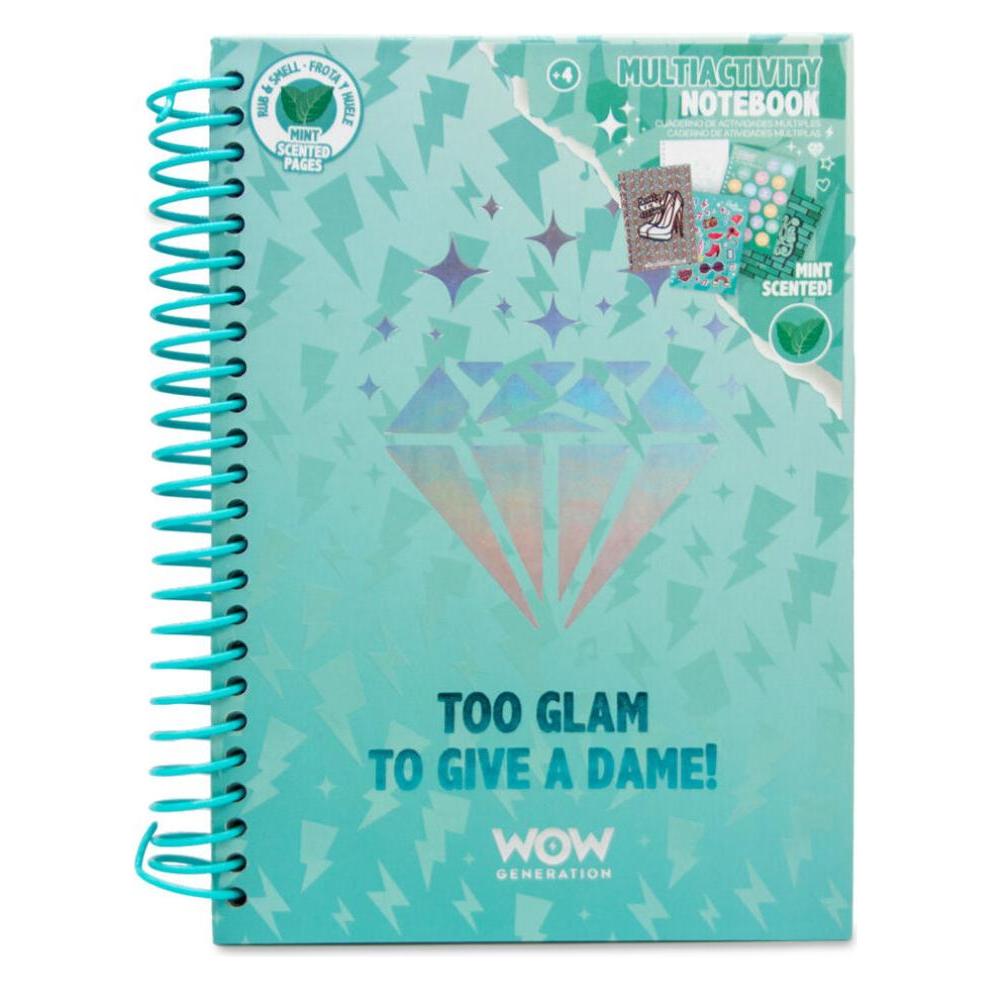 Kids Euroswan Notizbuch WOW GENERATION Multiactivity DIN A5 5fach sortiert mit Duft (A5, Blanko) (8435507890991)
