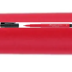 Faber Castell Tuschestift Pitt Artist Pen B geraniumrot hell