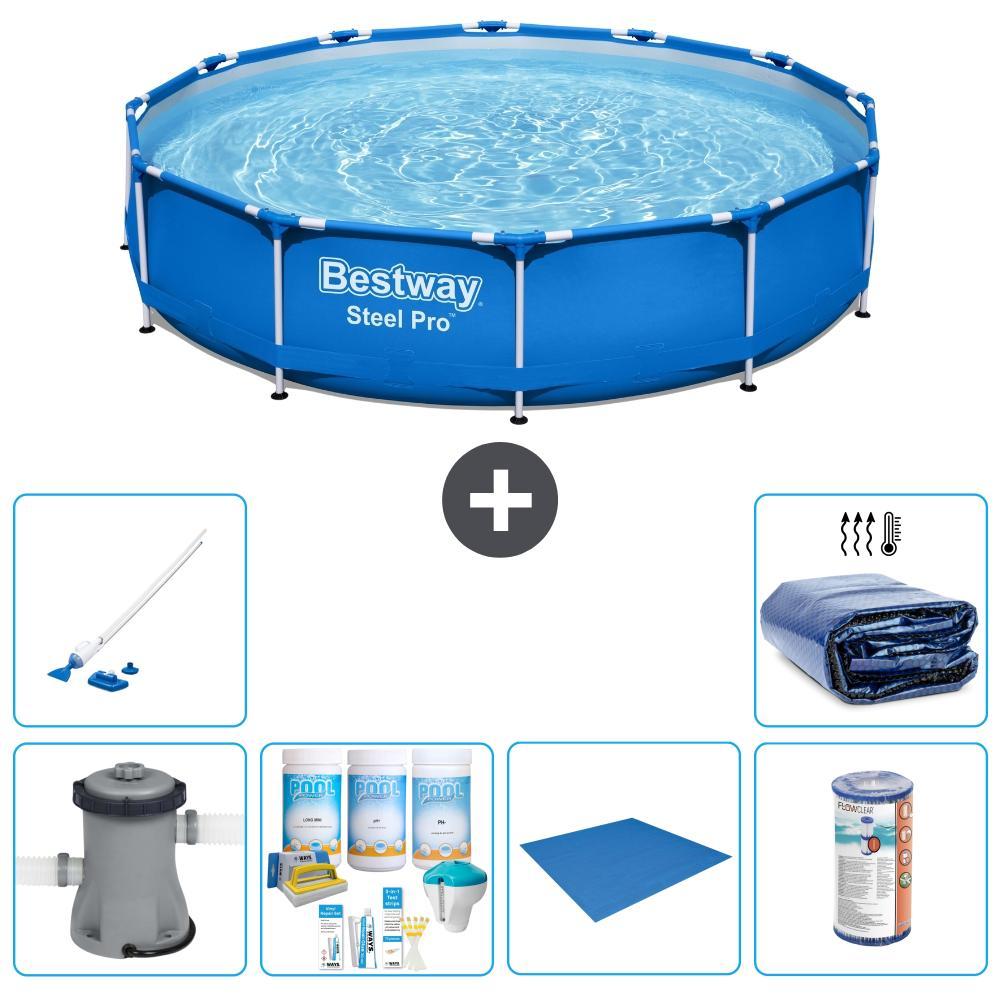 Bestway Steel Pro Rund - 366x76 cm - 7-teilig S21604