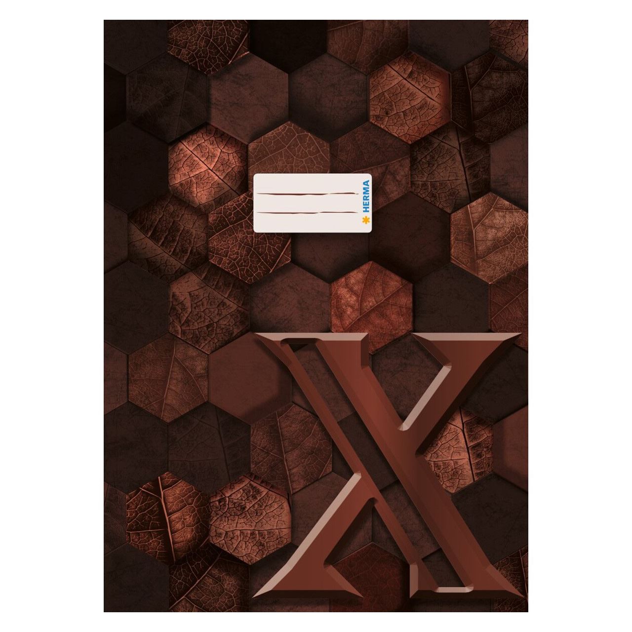 HERMA Heftumschlag "X" braun Papier DIN A4