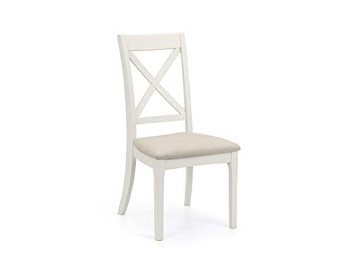 Julian Bowen Provence Esszimmerstuhl, 2 Stück, grau Moderne Küchenstühle für Esszimmer, Küchensitz