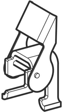 Geberit Clip de rail système Duofix 240616001