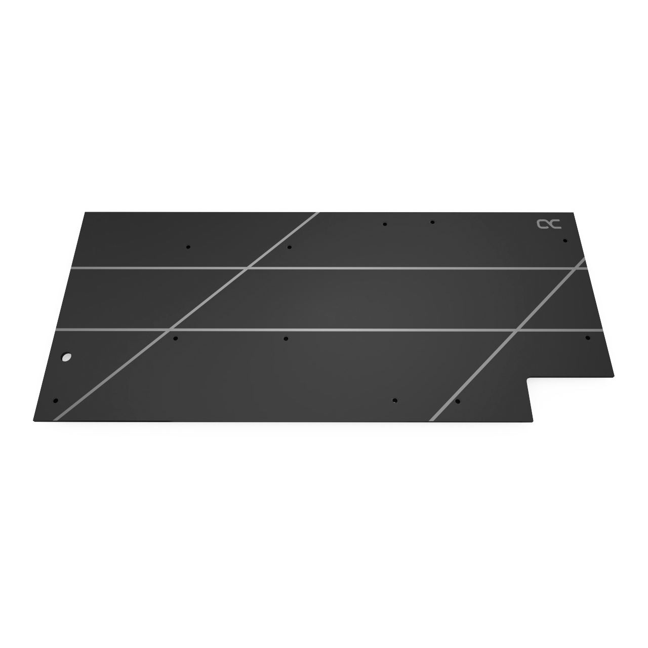 Alphacool Eisblock Aurora Backplate GPX-A AMD Radeon RX 5700 XT Asrock Taichi X8 8G OC