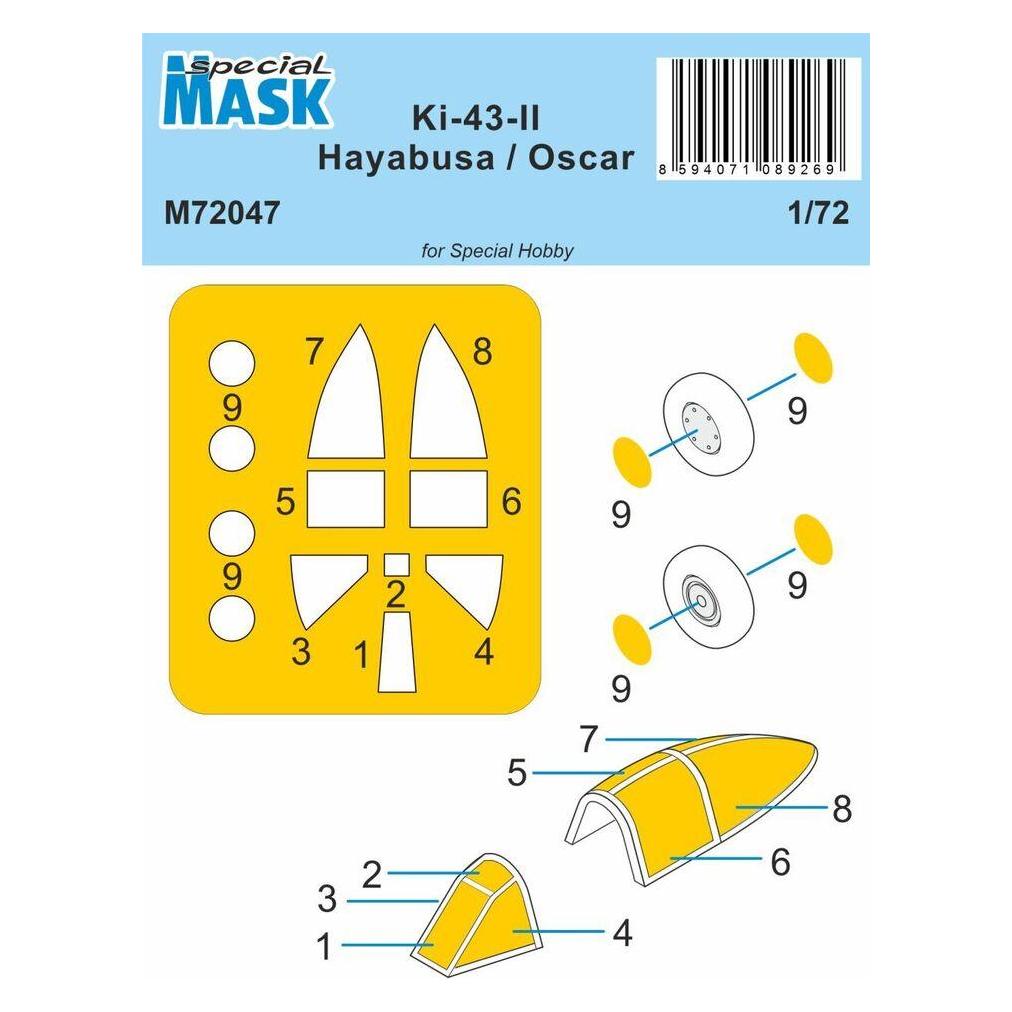 Special Hobby Ki-43-II Hayabusa MASK 1/72 (100-M72047)