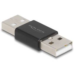 Delock USB 2.0 Adapter [1x USB 2.0 Stecker A - 1x USB 2.0 Stecker A] 65108 0 mm Metall