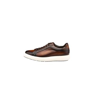 Sneaker LLOYD "REGAL (X-MOTION MAX)", Herren, Gr. 11, braun, Leder, unifarben, Basic, Schuhe Sneaker, mit herausnehmbarem Fußbett