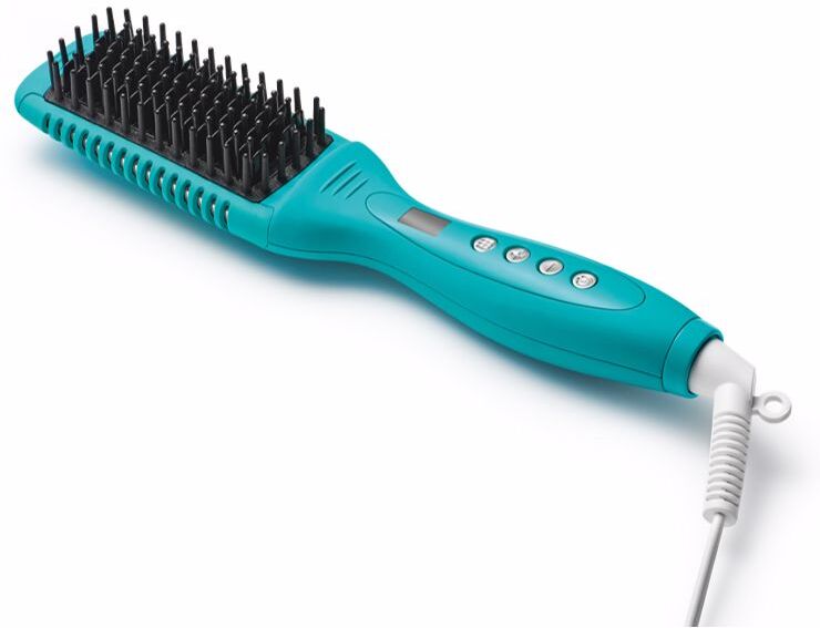 Moroccanoil Smooth Style cepillo térmico de cerámica #azul 1 pz