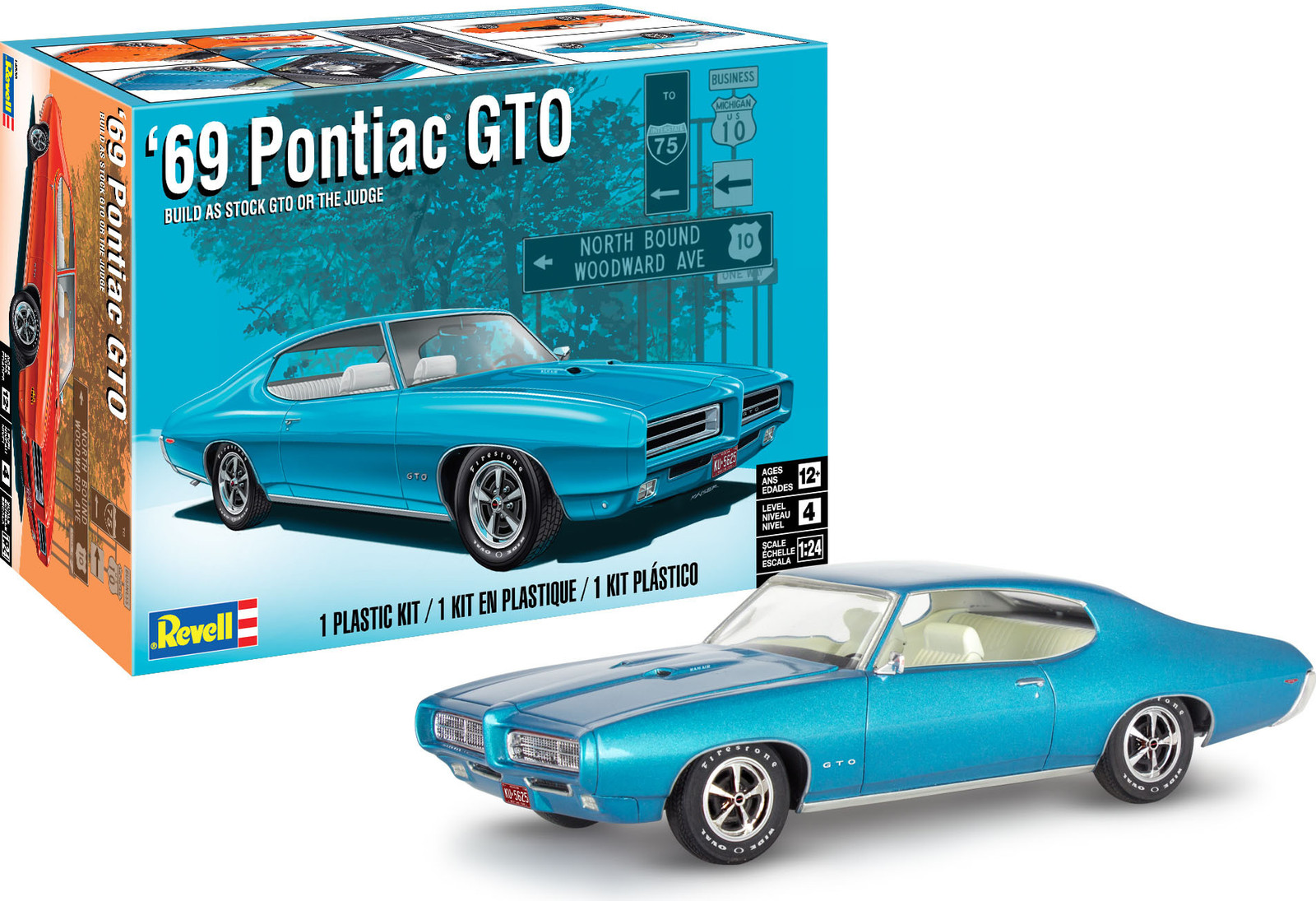 Revell 69 Pontiac GTO The Judge 2N1 Modelbouwset