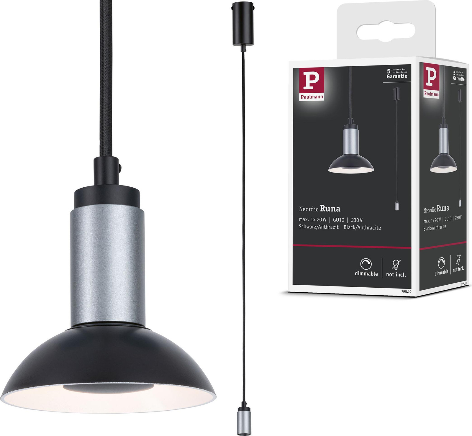 Paulmann Nordic Runa hanglamp