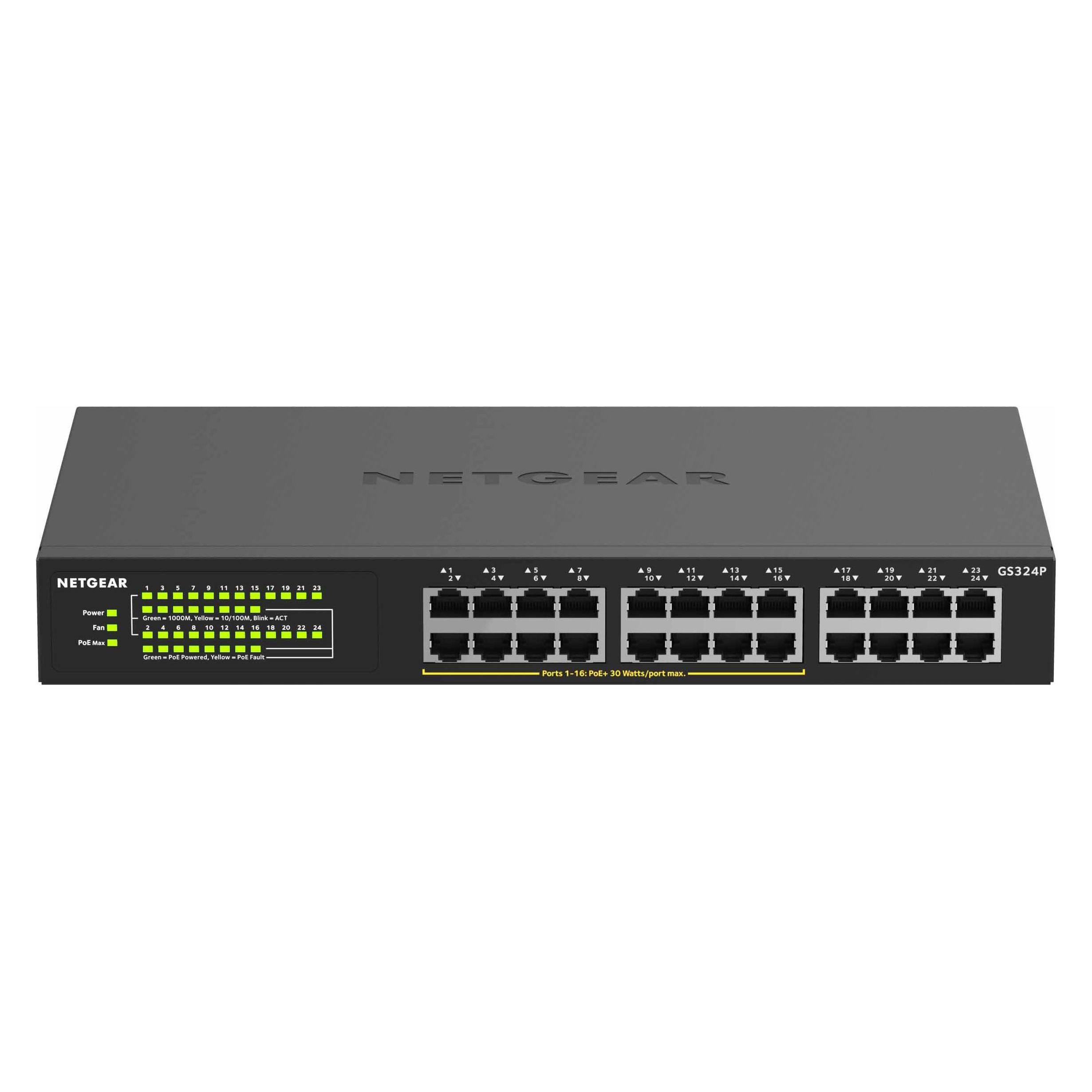 Netgear GS324P-100EUS (24 Ports) (GS324P-100EUS)