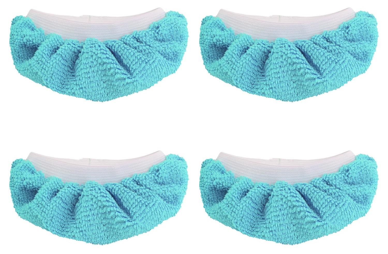 Dripio 4 stuks wasbare microvezel-reinigingspads voor stoomreinigers