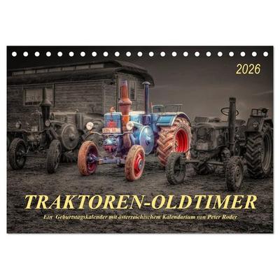 Traktoren - Oldtimer (Tischkalender 2026 DIN A5 quer), CALVENDO Monatskalender