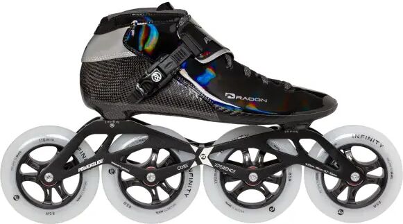Inline Speed Skates Powerslide Dragon (Black - 11)  - Black - Size: 11 UK