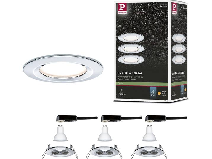 Paulmann LED Einbauleuchte Nova Basisset starr
