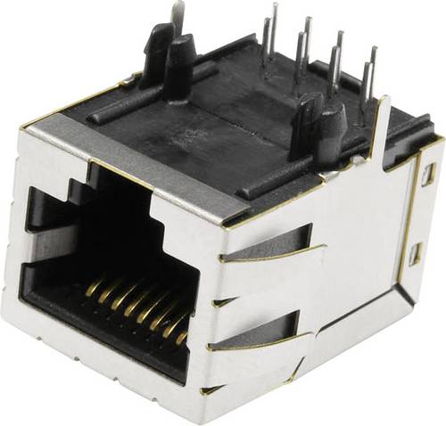 Econ Connect MSLT45A Modular-Einbaubuchse MSLT45A Buchse, Einbau horizontal Polzahl 8P8C Metall